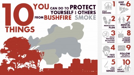 10 Thing Bushfire Smoke Image