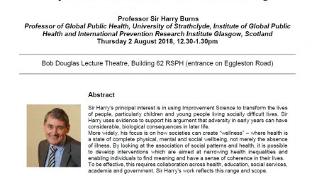 Harry Burns Lecture Information