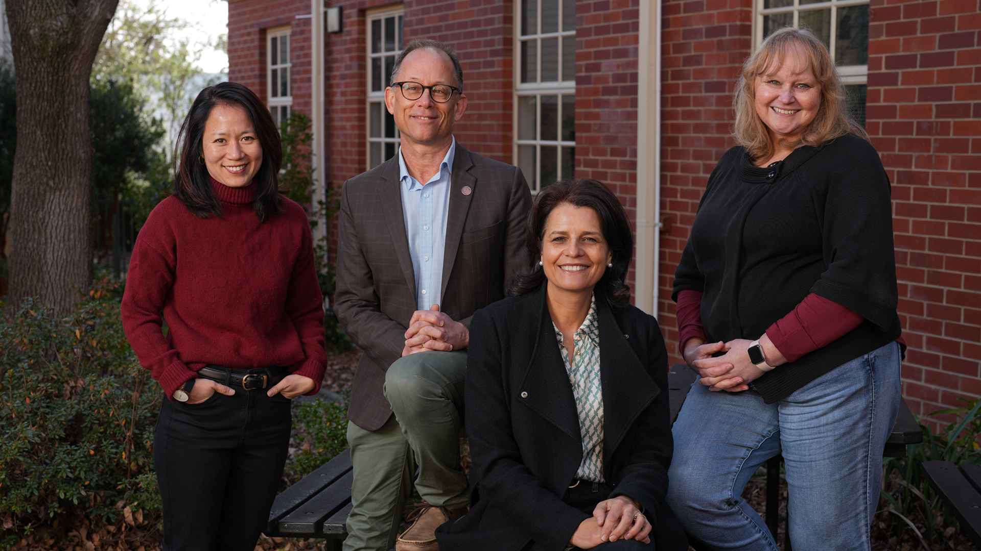 Left to right: ACT Asbestos Health Study researchers Hsei Di (Sadie) Law, Professor Martyn Kirk, Professor Rosemary Korda and Sue Trevenar. Photo: Tracey Nearmy/ANU Left to right: ACT Asbestos Health Study researchers Hsei Di (Sadie) Law, Professor Martyn Kirk, Professor Rosemary Korda and Sue Trevenar. Photo: Tracey Nearmy/ANU