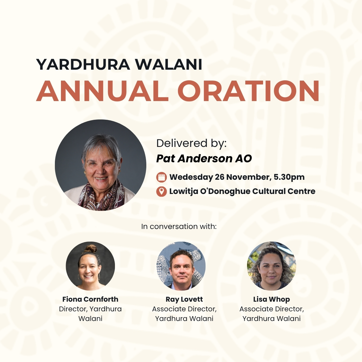 Yardhura Walani Annual Oration
