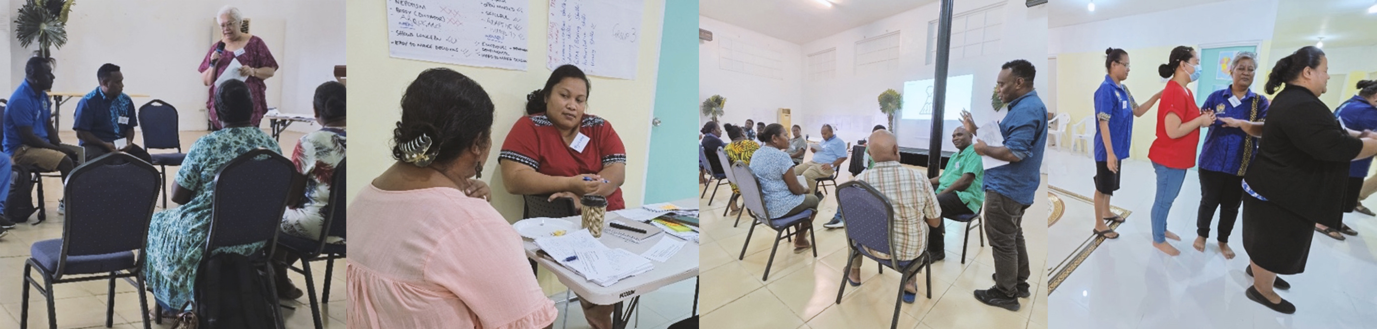 The Pac-EVIPP team co-delivered workshops focused on strengthening public health leadership in the Solomon Islands and Nauru. Image: supplied