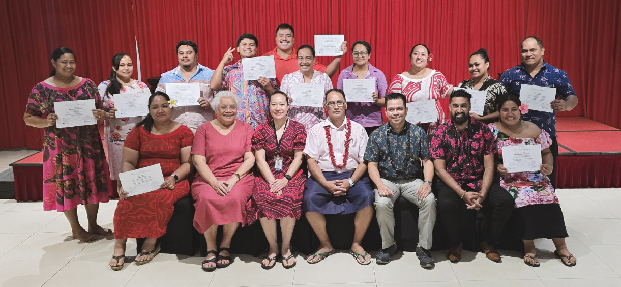 Health professionals graduated from the Postgraduate Certificate in Field Epidemiology (PGCFE). Image: supplied