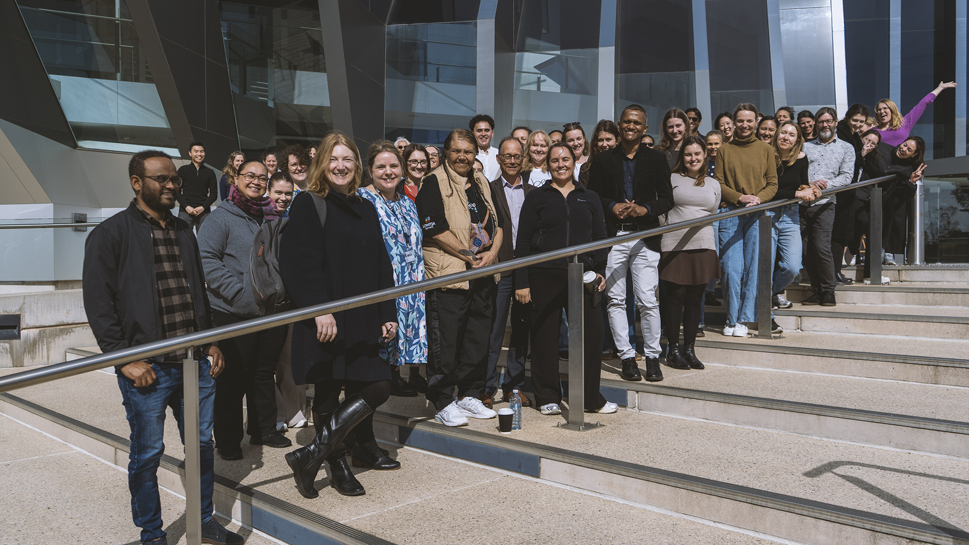 Researchers, public-health professionals, students and interested public members gathered to celebrate World Field Epidemiology Day 2025. Image: Calo Huang/ANU Researchers, public-health professionals, students and interested public members gathered to celebrate World Field Epidemiology Day 2025. Image: Calo Huang/ANU
