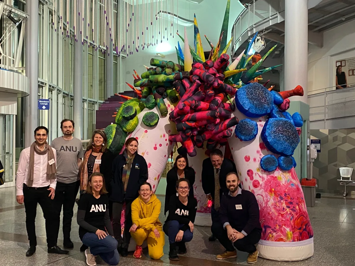 ANU 'Questacon Goes Viral' team