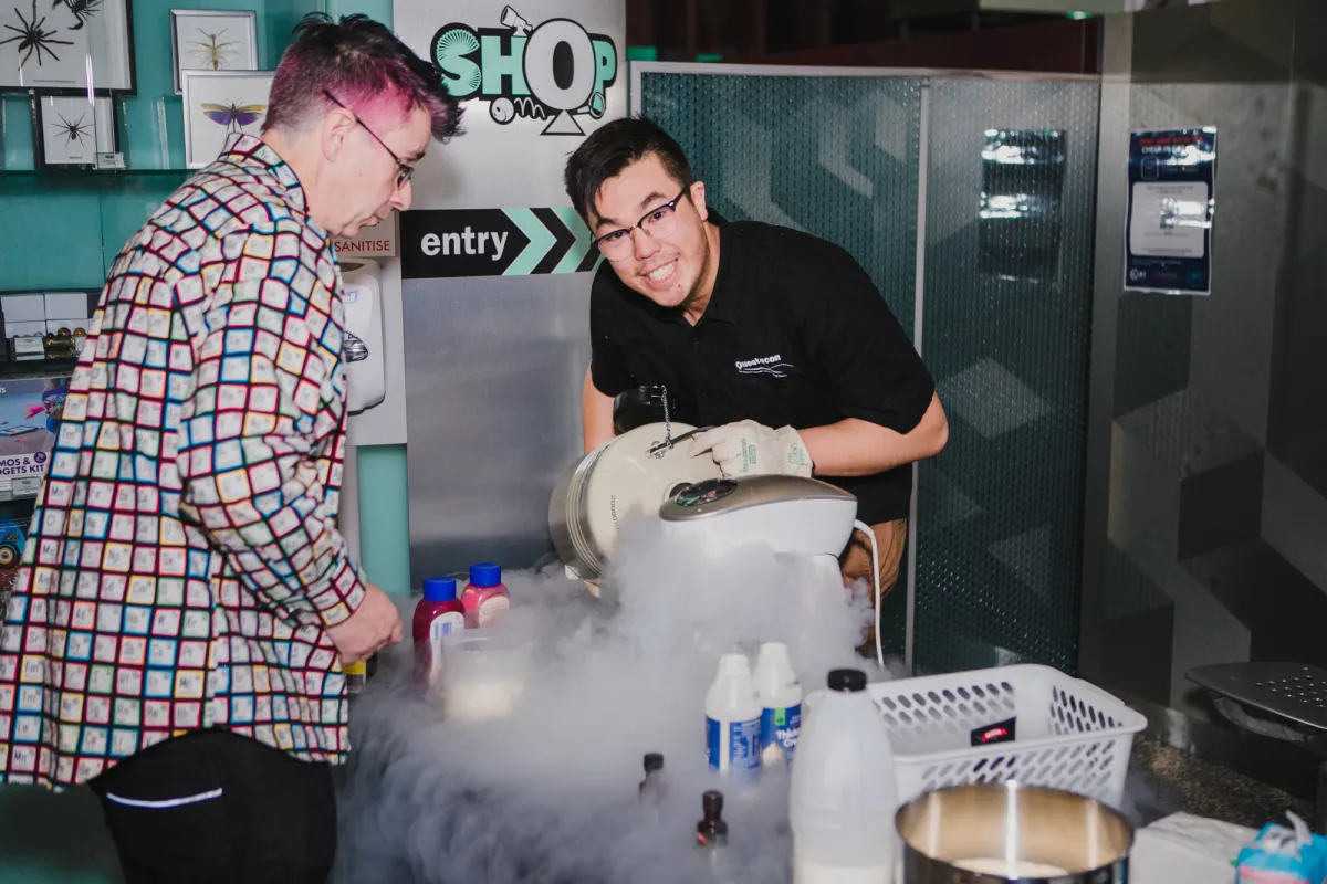 A science experiment