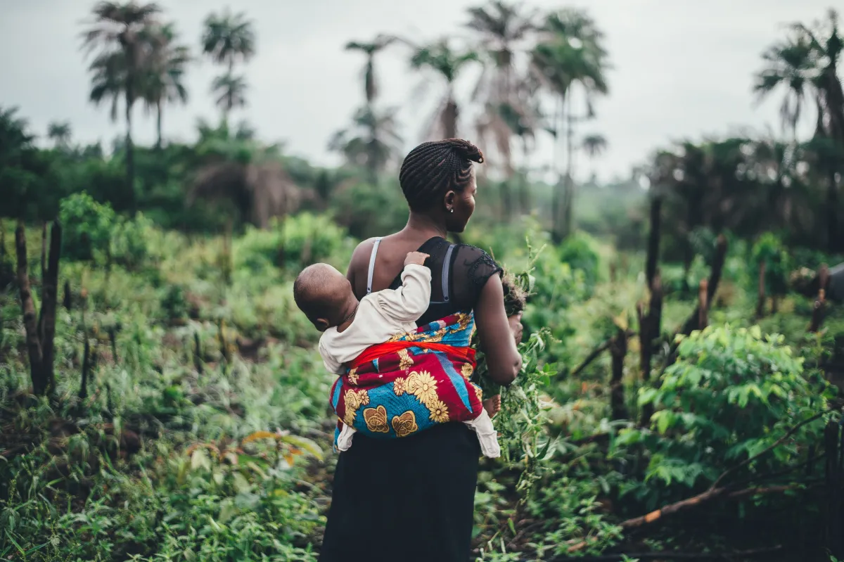 Mother and child in Sierra Leone