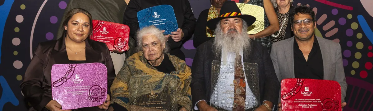 Lowitja Institute has recognised Indigenous leaders and researchers at its 2025 health and wellbeing awards