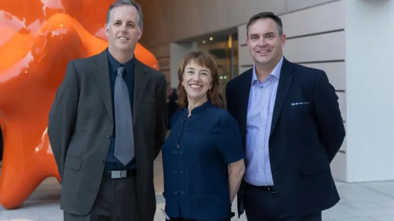 Professor Emily Banks, Professor Philip Batterham and Professor Raymond Lovett have been honoured with awards from the NHMRC. Photo: Hilary Wardhaugh Photography