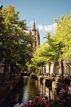 Canal Delft Netherlands