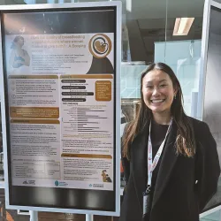 ANU Medical Student, Ms Naomi Yong, presented a poster at INNATE Conference, 7 August 2026. Image: supplied