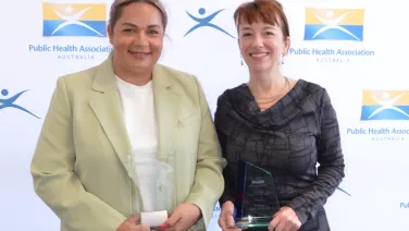 Associate Professor Lisa Whop and Professor Emily Banks.
