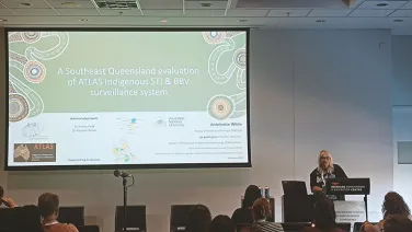 Antoinette White presenting