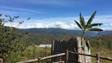 Latrine and view in Hlalmeta