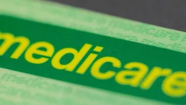 Image of a medicare card