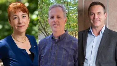 Professor Emily Banks, Professor Philip Batterham and Professor Raymond Lovett have been honoured with awards from the NHMRC. Photo: supplied. Image of Professor Emily Banks, Professor Philip Batterham and Professor Raymond Lovett have been honoured with awards from the NHMRC. Photo: supplied.