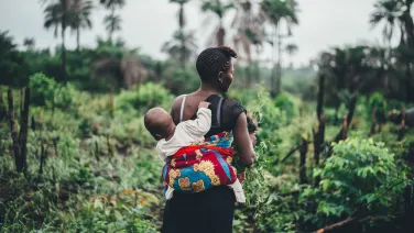 Mother and child in Sierra Leone