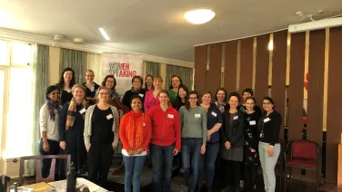 Attendees at Women Speaking worskhop